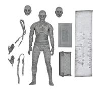 Universal Monstruos 17.8cm Escala Figura de Acción The Mummy (Black & White)