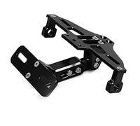 Universal Moto Soportes de Portamatriculas para MT-03 MT-07 MT-09 MT-10 Duke 125 200 250 390 Z650 Z750 Z800 Z1000 CBR400F CBR500 CBR600RR CBR900RR CBR1000RR-Negro