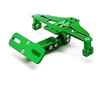 Universal Moto Soportes de Portamatriculas para Z650 Z750R RR Z800 Z900 Z250 Z1000 Ninja 250 300 400 500 650 ZX-10R 6R 12R ER6N ER6F-Verde