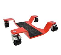 Universal motocicleta DYNATEC - Principal soporte de maniobra placa - 400 hidráulico kg rojo