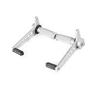 Universal Motocicleta Juegos Traseros Accesorios Para Café Para Reposapiés Clavijas Pie Clavija Pedal Vintage Conductor Reposapiés Adaptador Pedales Pies Moto Clavija Reposapiés(Typesilver)