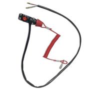 Universal Motor Kill Switch Tether Lanyard Push Botón Compatible con ATV Motor Outboard Motor Motor Scooter Reemplazo del Mercado de Accesorios(A)