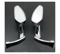 Universal Motorcycle 8mm 10mm RearView Side Mirrors For Harley For Honda For Kawasaki For Yamaha For Chopper For Touring,Espejo Moto Lateral(Chrome)