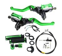 Universal Motorcycle Hydraulic Clutch Kit Brake Levers Master Cylinder Reservoir with Grip Brake Hose for Motocross For Vento for Pulsar,Embrague de Freno de Motocicleta