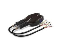 Universal Motorcycle LED Turn Signal Light Ground Projector Flasher Lamp 27 Lighting Modes RGB Flowing Daytime Running Lights,conducción Segura