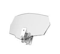 Universal Motorcycle Mopeds Risen Clip On Windscreen Windshield Extension Spoiler Air Deflector,Parabrisas de Motocicleta
