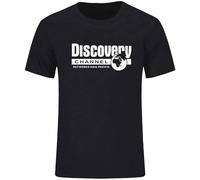 Universal National Geographic Printed Men T Shirt Investigation Expedition Scholar Cotton Short Sleeve O Neck Summer Outdoor Tee, Negro , XXL