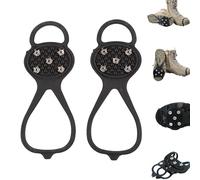 Universal Non-Slip Gripper Spikes, 5-Claw Anti-Slip Gripper Spikes Silicone Traction Cleats for Shoes, New Silicone Ice Cleats, Anti-Slip Ice & Snow Grips for Hiking Walking Climbing (1PC)