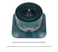 Universal Oil Fume Check Valve Backflow Prevention Exhaust Vent Flapper with Large Calibers for Kitchen Ventilation Ducts and Range Hood Systems Ideal for Home and Apartment Use