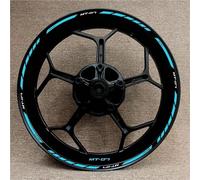 Universal Pegatinas Reflectantes Llantas Motocicleta para Yamaha para MT07 Pegatinas Buje Rueda Modificado(Style 7)