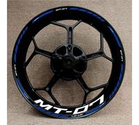 Universal Pegatinas Reflectantes Llantas Motocicleta para Yamaha para MT07 Pegatinas Buje Rueda Modificado(Style 16)
