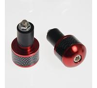 Universal Pesos Moto Contrapesos de manillar Custom Accesorios Scooters Rojo