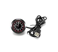 Universal Pocket Stick-On Clock Car Dashboard Clock Quartz Luminous Clock