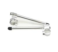 Universal Racing Ajustable CNC 41/43/45/46/47mm Clip Ons Riser Horquilla Manillar Manillar Motocicleta Moto Manillar Elevador(Black 45mm)