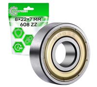 Universal Rodamientos de Bolas 608 ZZ 8 x 22 x 7 mm de Acero Resistente - ONIX TECH