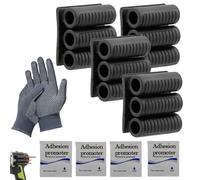 Universal Self-Adhesive Drill Bit Gripper, Forcipower Universal Self-Adhesive Drill Bit Gripper, Quick Change on The Side of Your Power Drills or Driver, Easy to Instal (4PCS)