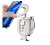 Universal Smartphone Holder - Soporte de teléfono ajustable Dock, Magnetic 360 Rotación Montaje plegable, Base antideslizante para el escritorio de la cama del coche | Manos Libres FaceTimes Netflix