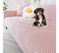 Universal Sofa Slipcover for 1-5 Seats Stretch Couch Cover Washable Anti-Scratch Sofa Slipcover Couch Cushion Cover for All Seasons Pet Friendly Furniture Protector,C1,1 seat 90~140cm(F2,Footstool Cov