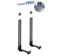 Universal soundbar bracket with non-slip base holder compatible with s