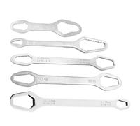 Universal Spanner Set, Self Tightening Wrench Tools, 5.78*1.57*0.14in Double End Adjustable Grip with Strong Hold, Multi Use Repair System Kit, Cute Tool Set with Compact Style for Bike Furniture