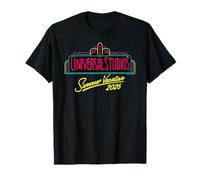 Universal Studios Summer Vacation 2026 Neon Logo Camiseta