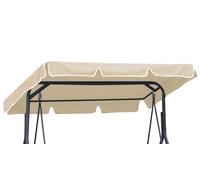 Universal Techo Solar para balancín tamaño 112 x 166 cm Toldo Fundas para balancines Toldo de Repuesto para Columpio de jardín Beige [101]