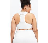 Universal Tennis Sujetador deportivo de medio impacto On-The-Go Fabletics Blanco Womens 3X plus