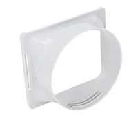 Universal Thread Design Air Conditioner Exhaust Hose Coupler, Square to Round Portable Exhaust Duct Hose Adapter