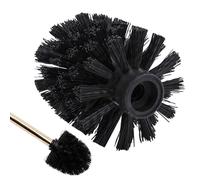 Universal Toilet Brush Head - Screw On Replacement Cleaning Head, Stiff Durable Bristle Design, Deep Bowl Scrubbing Performance | Ideal for Bathroom Hygiene Maintenance Home Toilet Cleaning Use