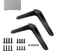 Universal TV Stand Legs, Desktop TV Stand Replacement Legs for Most 27 to 55 Inch LCD LED Samsung LG Sony VIZIO TCL KONKA TVs, Holds up to 99 lbs - Black