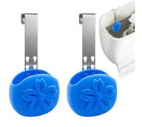 Universal Two-Piece Tank Clip: Compatible with two-piece toilet tanks, this adjustable tablet holder uses a clip on hook with non-slip grip and multiple mounting holes to keep cleaning tablets stable.
