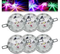 Universal Waterproof LED Chassis Lights,12-24v Function LED Watermelon Light Indicator Side Marker Signal Light,Multicolor Underbody Lighting Kit for Trucks,Vans,SUVs,Off-Road Vehicles (6)