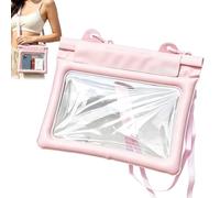 Universal Waterproof Phone Pouch with Floating Airbagg - Touchscreen Compatible Dry Bag for Underwater Swimming, Snorkeling & Beach - Large Capacity Sealed Phone Case for Cruise, Diving & Travel
