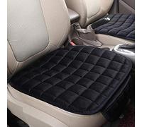 Universal Winter Warm Car Seat Cover Cojín Asiento de Silla Delantero Cojín Transpirable Protector de Asiento de Coche Fundas de Asiento para Coches-Negro