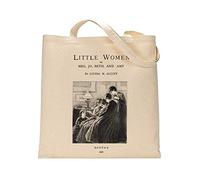 Universal Zone Little Women by Louisa M. Alcott Bolso de mano con diseño de libro de las mujeres pequeñas, bolso de biblioteca