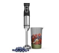 UNIVERSALBLUE Batidora de Mano 700W con Turbo y Cuchillas de Acero Inoxidable - 9 Velocidades, Motor DC Silencioso - Pica y Tritura Hielo y Fácil de Limpiar - Diseño Ergonómico y Elegante