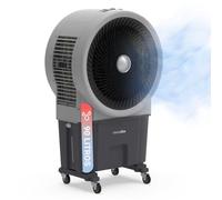 UNIVERSALBLUE | Climatizador 90L | Gris | Modo Frío y Evaporación | 210W | 3 Velocidades | Superficiesde hasta 80 m² | flujo de aire 6000 m³/h | Aletas Oscilantes