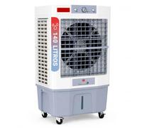 UniversalBlue Climatizador Evaporativo Industrial 140L 16.000 m³/h | 750W | Depósito 140L | Oscilación Motorizada | Entrada Automática de Agua | Climatizador para Naves, Talleres y Eventos