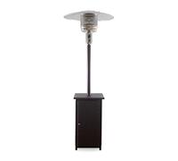 UNIVERSALBLUE Estufa de Exterior Tipo Seta | Gas Butano y Propano | Acabado en Rattan | 13000W