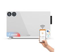 Universal Blue Belle Mare 7020W Calefactor Panel De Cristal 2000w Wifi Blanco