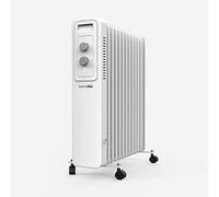 UNIVERSALBLUE | Radiador de aceite | 2500W | Color blanco | 13 Elementos calefactores | 3 Potencias | Silencioso | Sistema de seguridad | Termostato ajustable | Envío 24h-48h (laborables)
