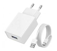 Universale Alimentatore di Rete 5V 2A con Porta USB-C e Cavo Tipo C 1,5M | Compatibile con Smartphone, Auricolari, Android, iP-hone, Ho-nor, Sam-sung Ga-laxy, Xiao-mi, H-uawei
