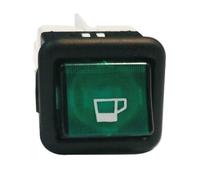UNIVERSALE Interruptor para máquina de café compatible con Saeco Via Veneto, taza verde, botón de 3 vías, manual IP65