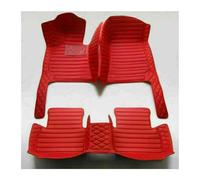 Universales Alfombrillas Coche Cobertura Total para Toyota para 4Runner 2007 2008 2009 2010 2011 2012 2013 2014 2015 2016 2017 Alfombrillas para Coche(Style 4 Red)