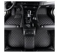 Universales Alfombrillas Cuero Lujo para Hyundai para I20 BC3 2021 2022 2023 5 Asientos Resistentes Al Agua Y A La Intemperie con Cobertura Total Alfombrillas para Coche(Style 2 Gray Black)