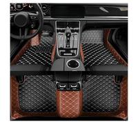 Universales Alfombrillas Cuero Lujo para Hyundai para I20 BC3 2021 2022 2023 5 Asientos Resistentes Al Agua Y A La Intemperie con Cobertura Total Alfombrillas para Coche(Style 1 Black Red)