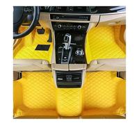 Universales Alfombrillas Cuero Lujo para Tipo Clima con Cobertura 3D para Lincoln Continental 2014 2015 2016 2017 Alfombrillas para Coche(Stvle 1 Yellow)