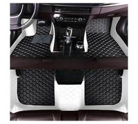 Universales Alfombrillas Cuero para Alfa para Romeo para Giulia 2017 2018 2019 2020 2021 2022 2023 2024 Alfombrillas para Coche(Style 2 White Black)