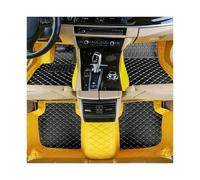 Universales para Coche Alfombrillas Coche para Nissan para Maxima 2009 2010 2011 2012 2013 2014 2015 2016 2017 Alfombrillas Coche Juego(Style 2 Yellow Black)