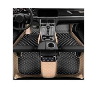 Universales para Coche Alfombrillas Coche para Nissan para Maxima 2009 2010 2011 2012 2013 2014 2015 2016 2017 Alfombrillas Coche Juego(Style 2 Beige Black)